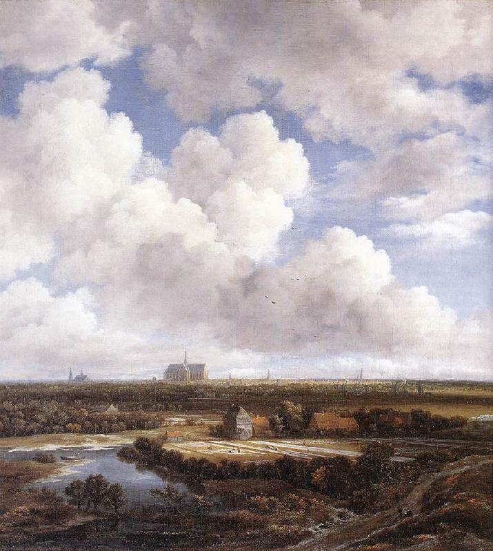 Jacob van Ruisdael View of Haarlem with Bleaching oil painting image